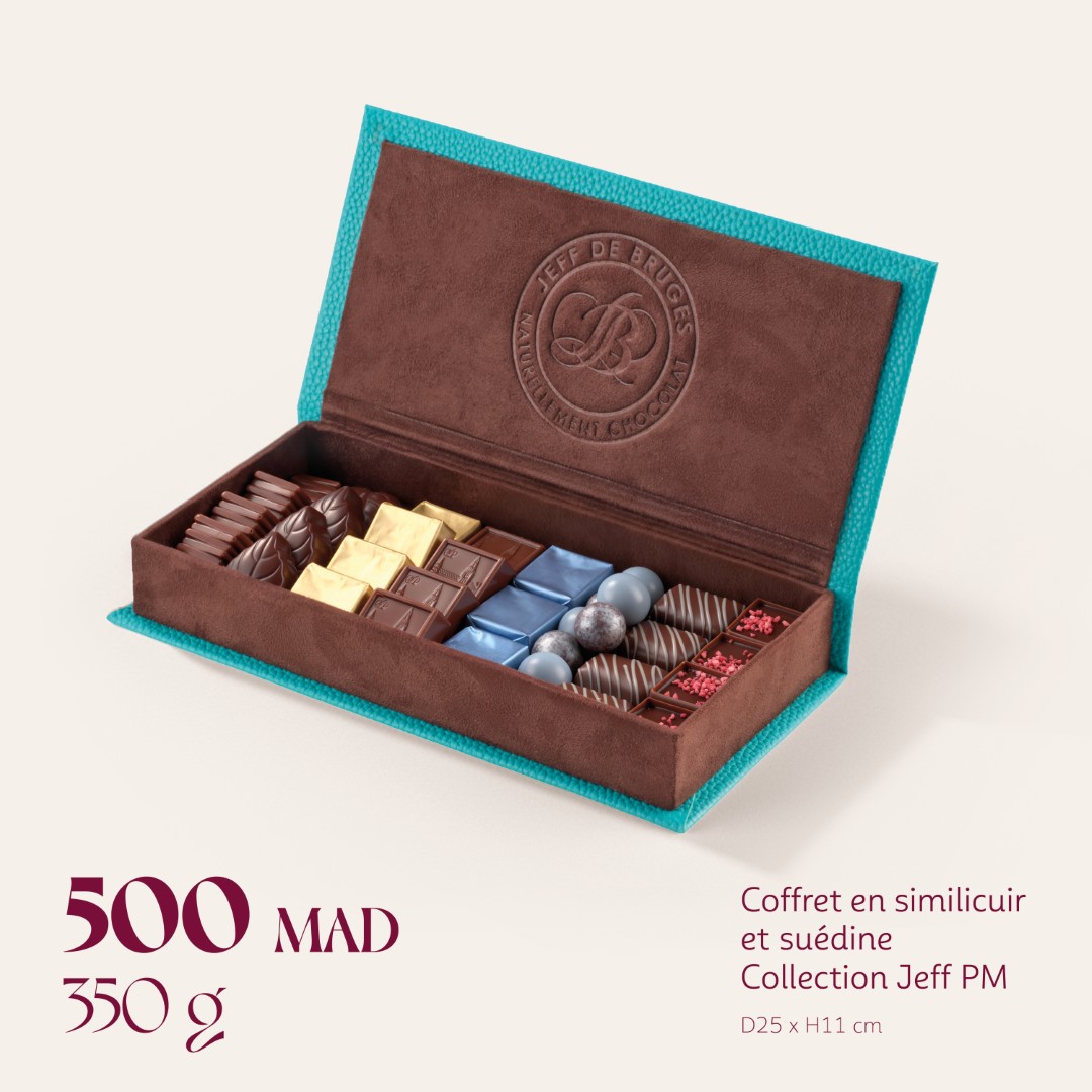 Coffret en similicuir et suédine Collection Jeff